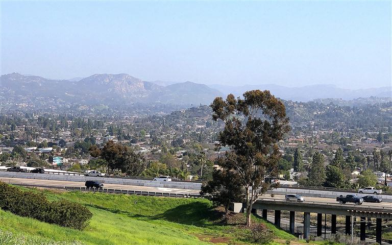 interstate 8 in El Cajon CA Kumeyaay Highway 